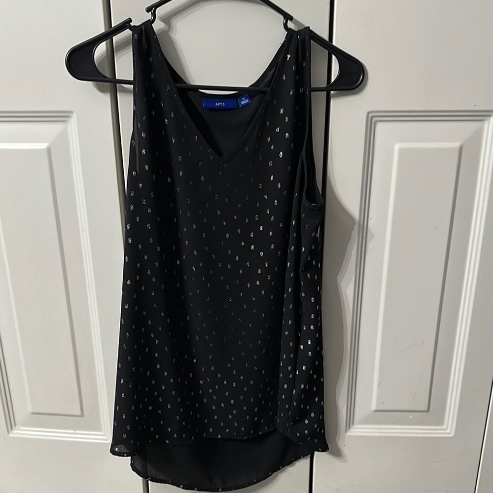 Black Sleeveless Top (4)